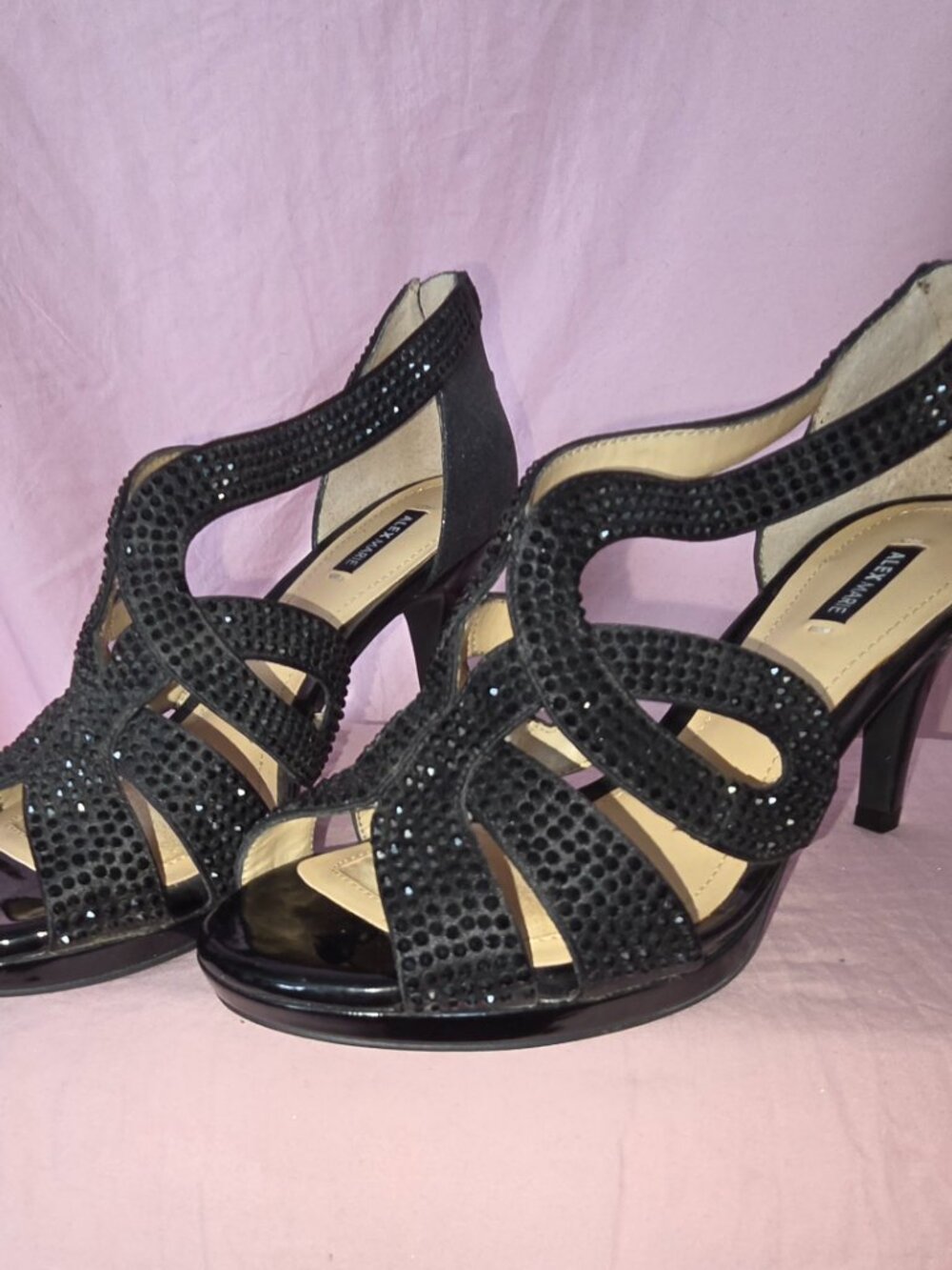 Alex Marie Mersalo Rhinestone Wedges